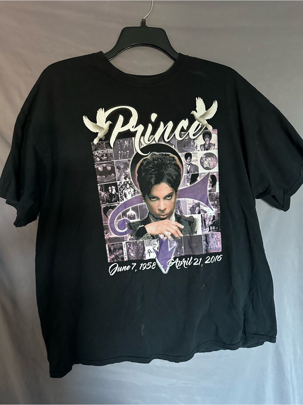 Prince Tribute Graphic Tee - Black